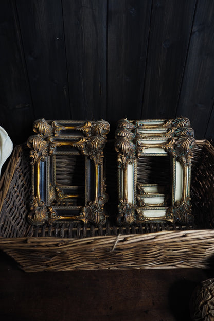 The D'Aubigny – Vintage Heavy Resin Baroque Picture Frames | Ornate Gold ,Black & White