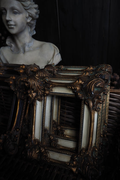 The D'Aubigny – Vintage Heavy Resin Baroque Picture Frames | Ornate Gold ,Black & White