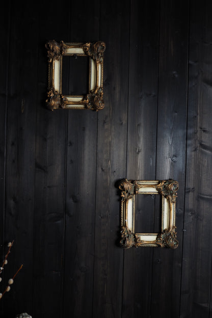 The D'Aubigny – Vintage Heavy Resin Baroque Picture Frames | Ornate Gold ,Black & White