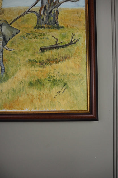 Safari Majesty – Original Oil Painting by N.G. Reynolds