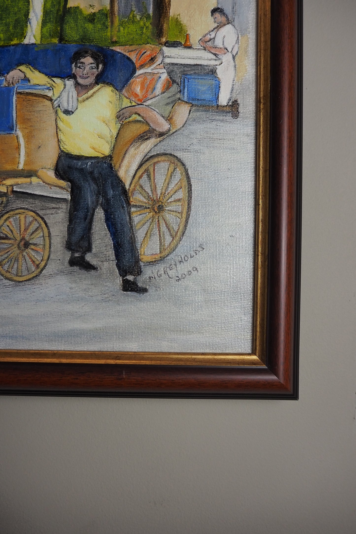 Carriage Through Time - Original Oil Painting by N.G. Reynolds