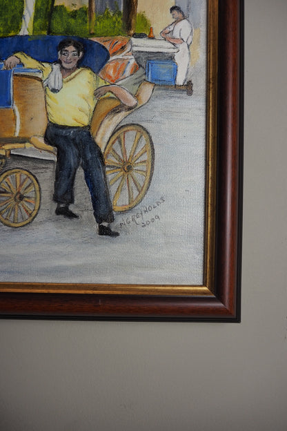 Carriage Through Time - Original Oil Painting by N.G. Reynolds