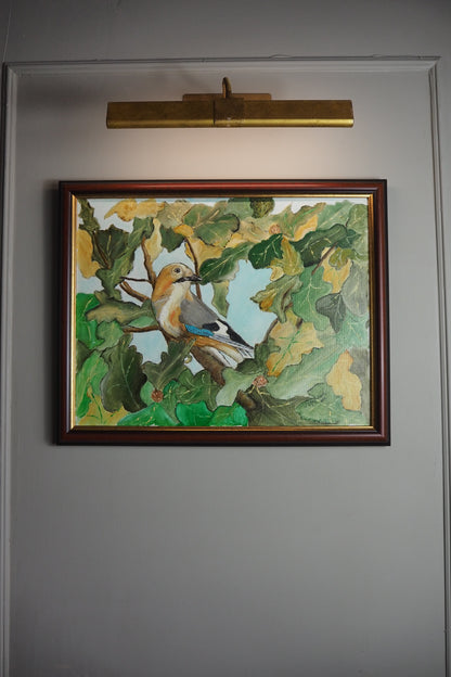 Song Among the Leaves - Original Oil Painting by N.G. Reynolds