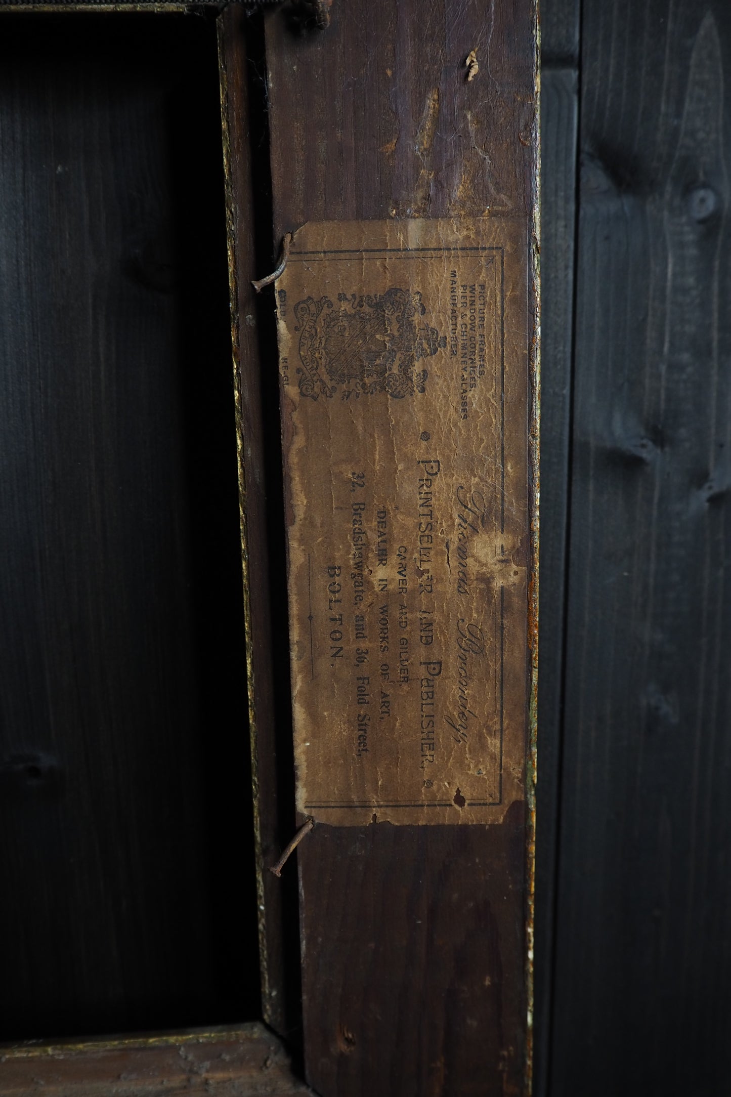 The Century - Extremely Rare Antique Century Gilt Frame (c.1900s)