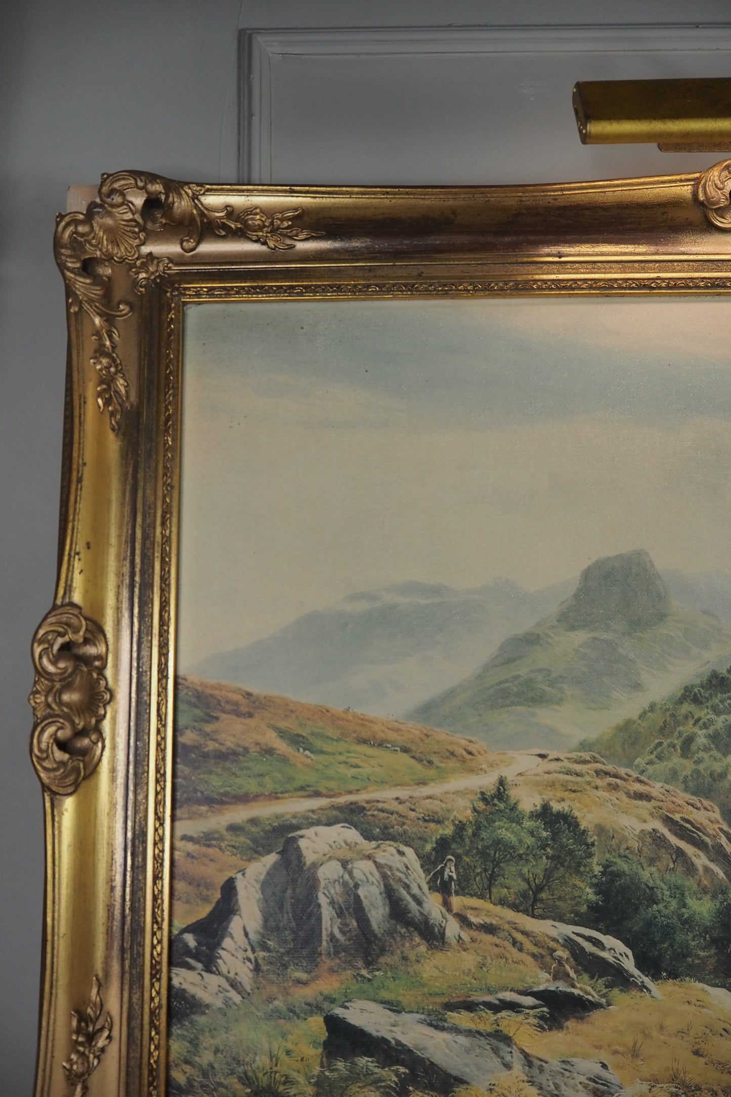 Sidney Richard Percy Cattle Watering Borrowdale Vintage Giclee Print Large