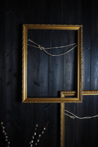 The Classic Elegance  - Vintage Gold Gilt Frame Pair