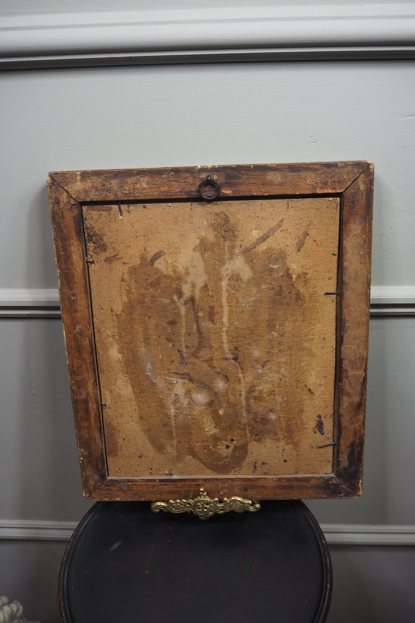 Original Signed Hungarian Oil Painting in Gilt Gold Frame