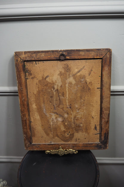 Original Signed Hungarian Oil Painting in Gilt Gold Frame