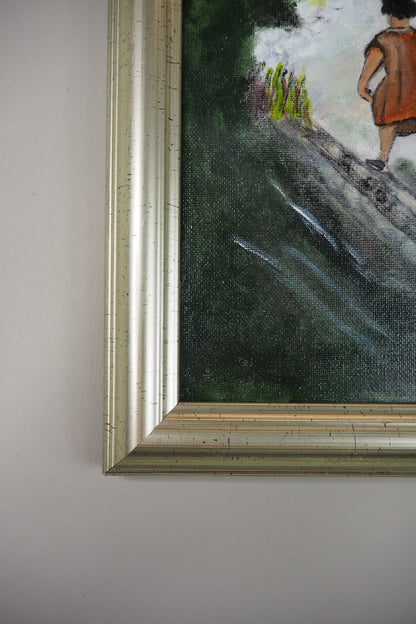 Moody Romance - Original Oil painting by N.G. Reynolds