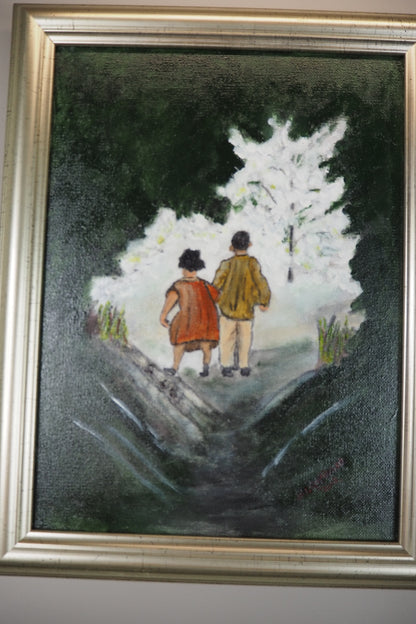Moody Romance - Original Oil painting by N.G. Reynolds