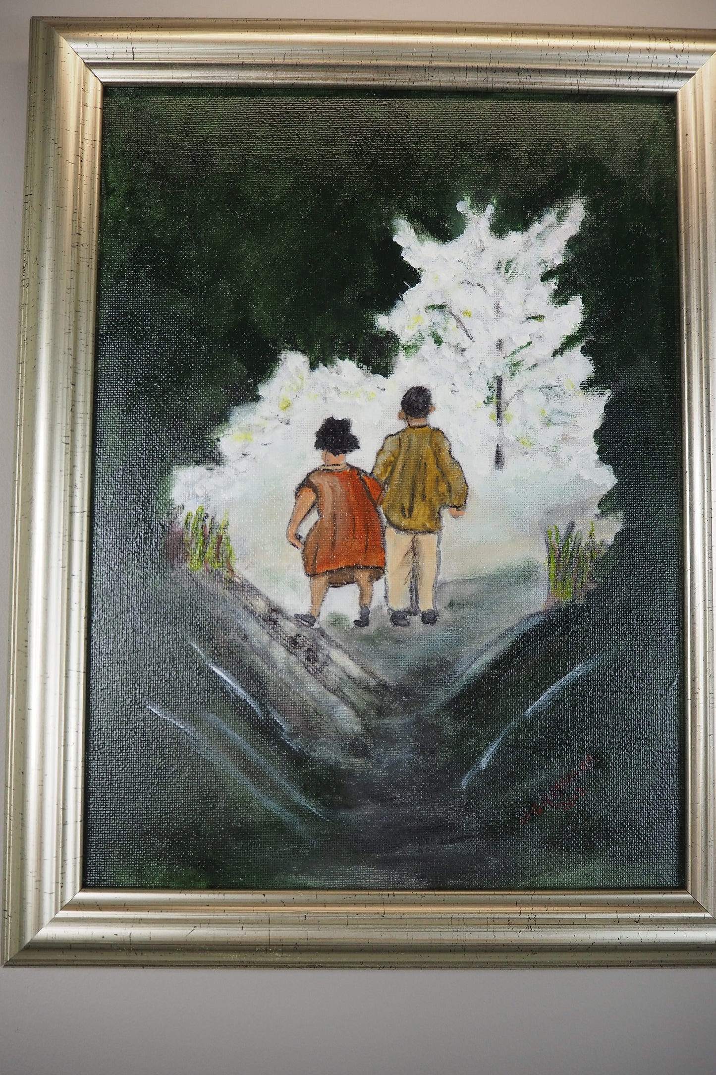 Moody Romance - Original Oil painting by N.G. Reynolds