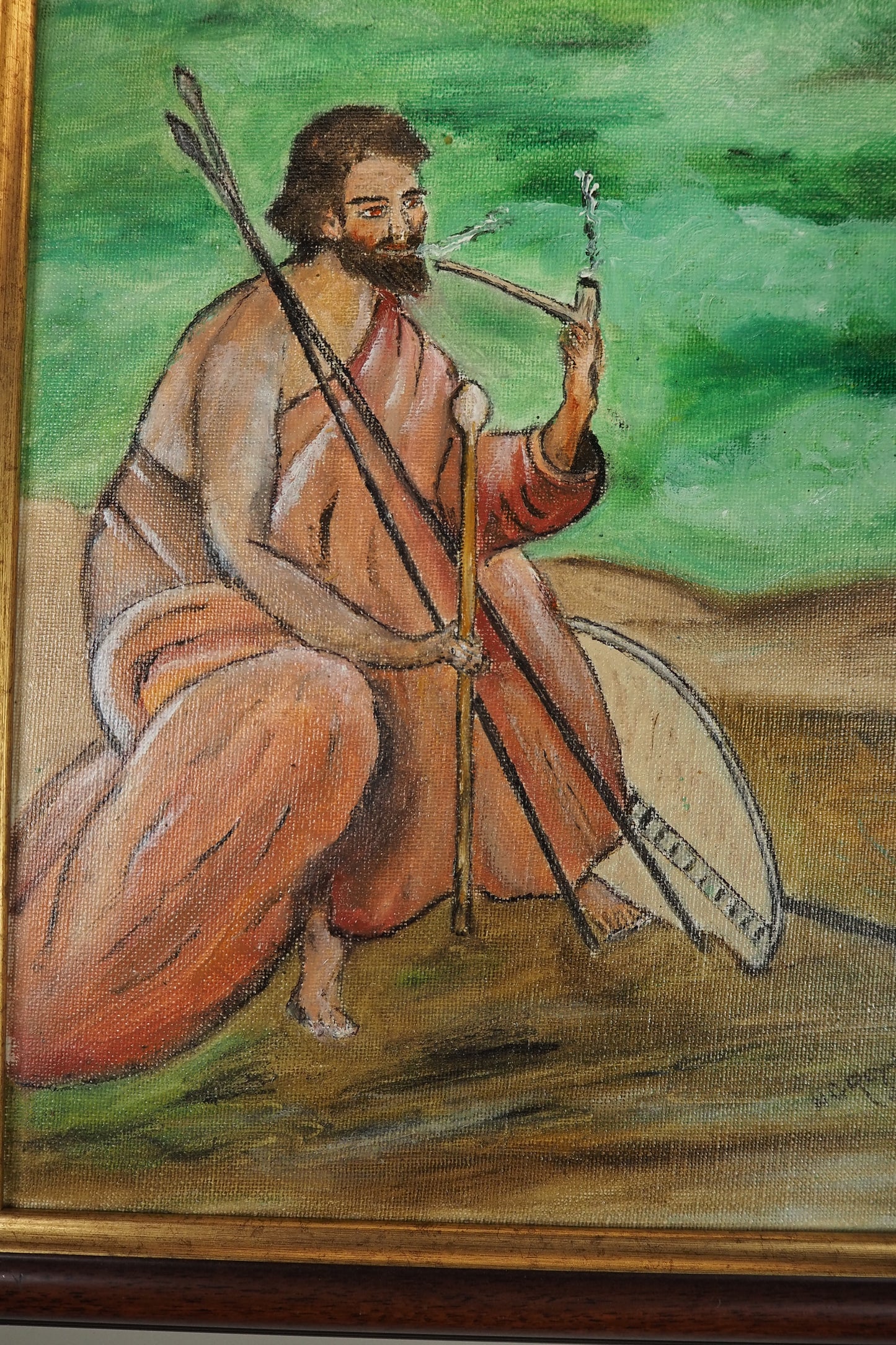 Holly Spirit - Original Oil painting by N.G. Reynolds