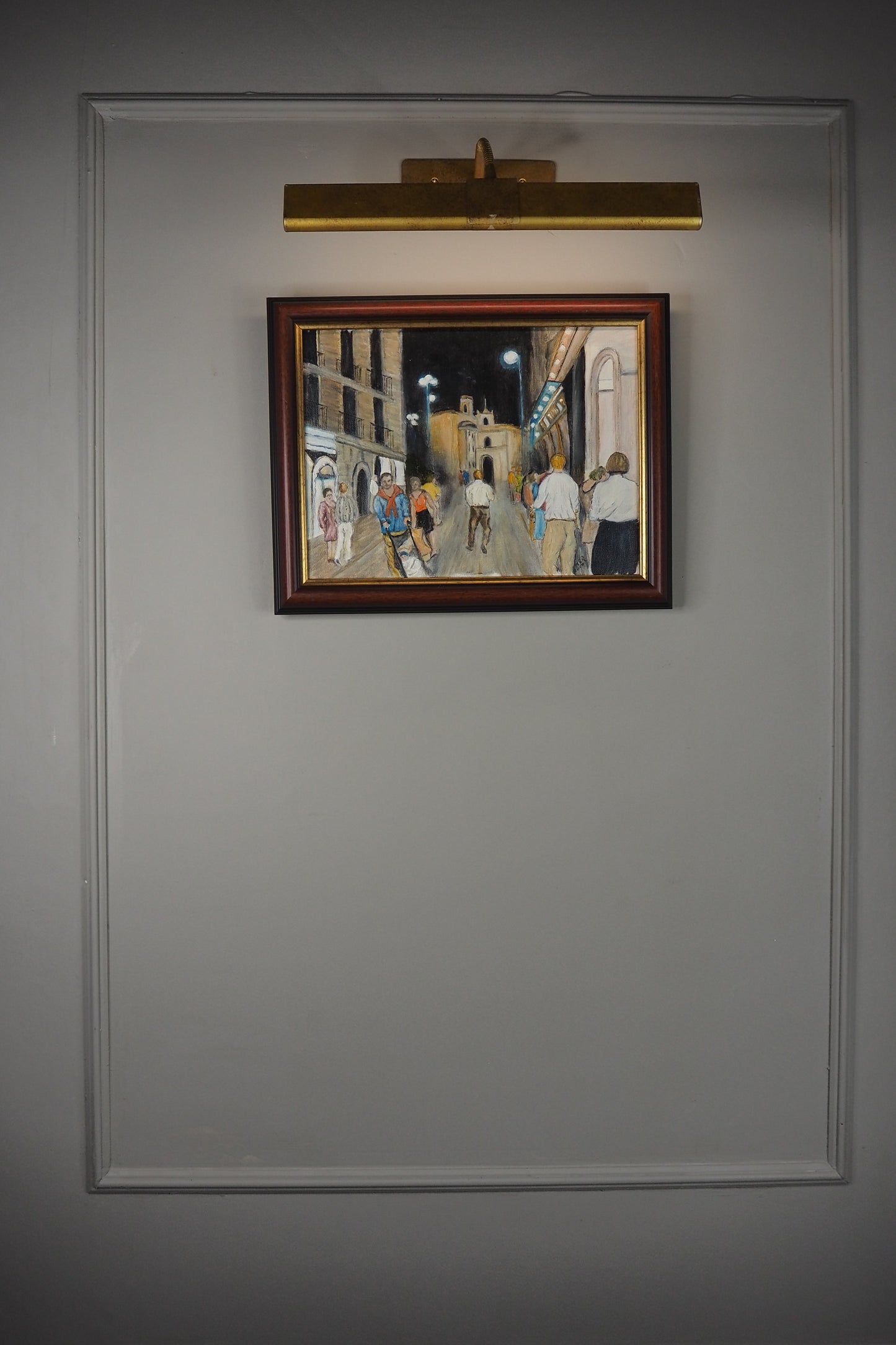 Midnight walk - Original Oil painting by N.G. Reynolds