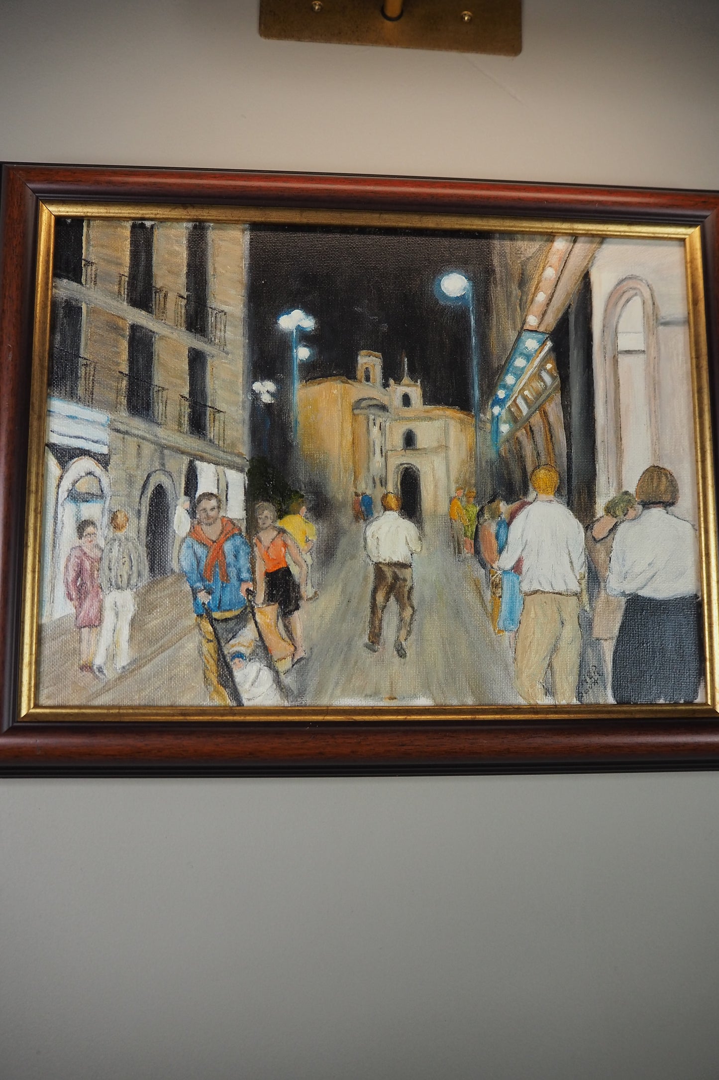 Midnight walk - Original Oil painting by N.G. Reynolds