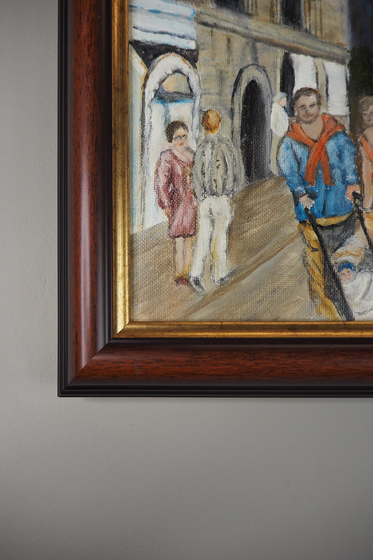 Midnight walk - Original Oil painting by N.G. Reynolds