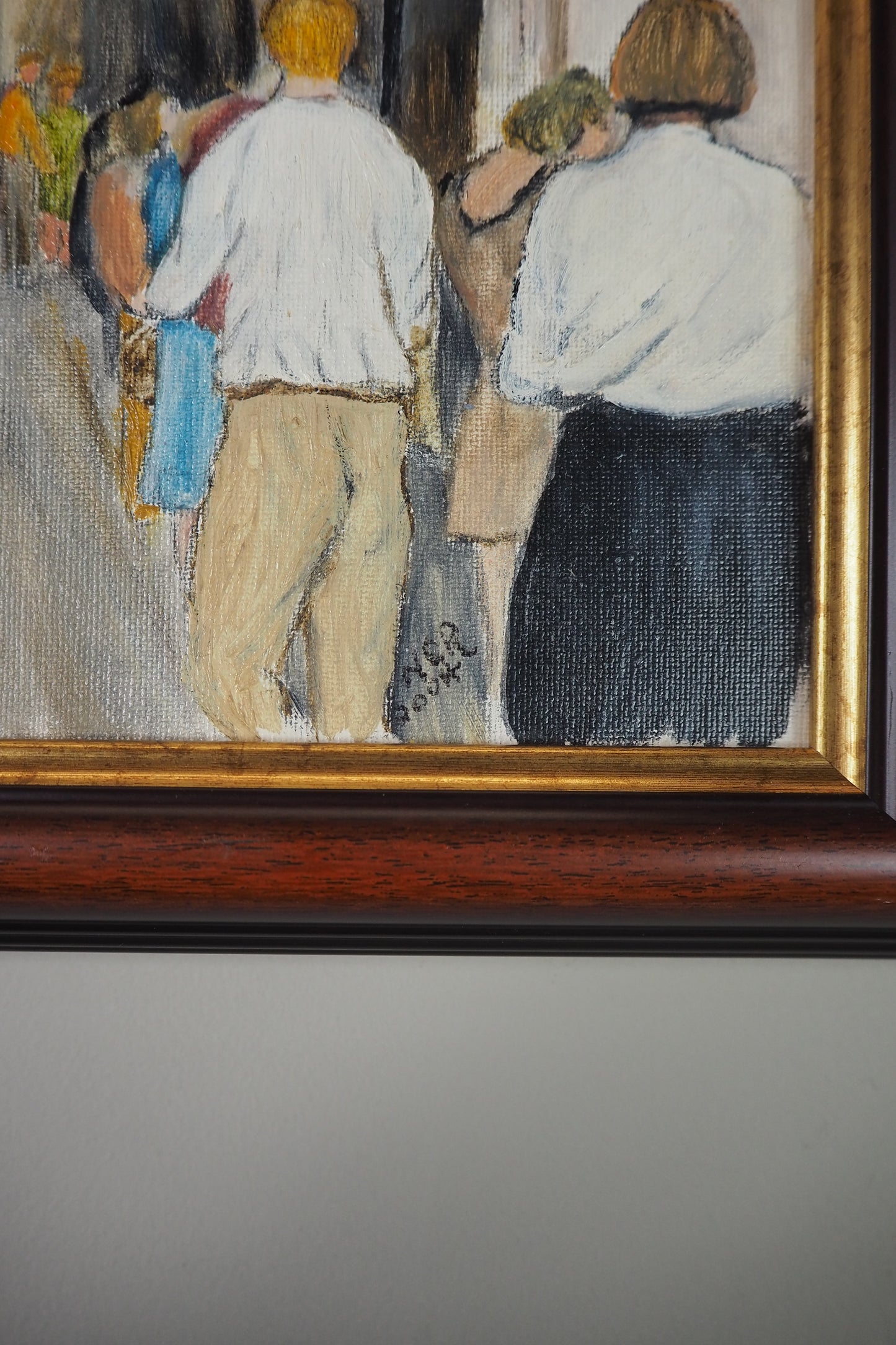 Midnight walk - Original Oil painting by N.G. Reynolds