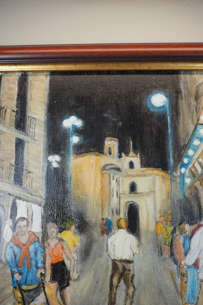 Midnight walk - Original Oil painting by N.G. Reynolds