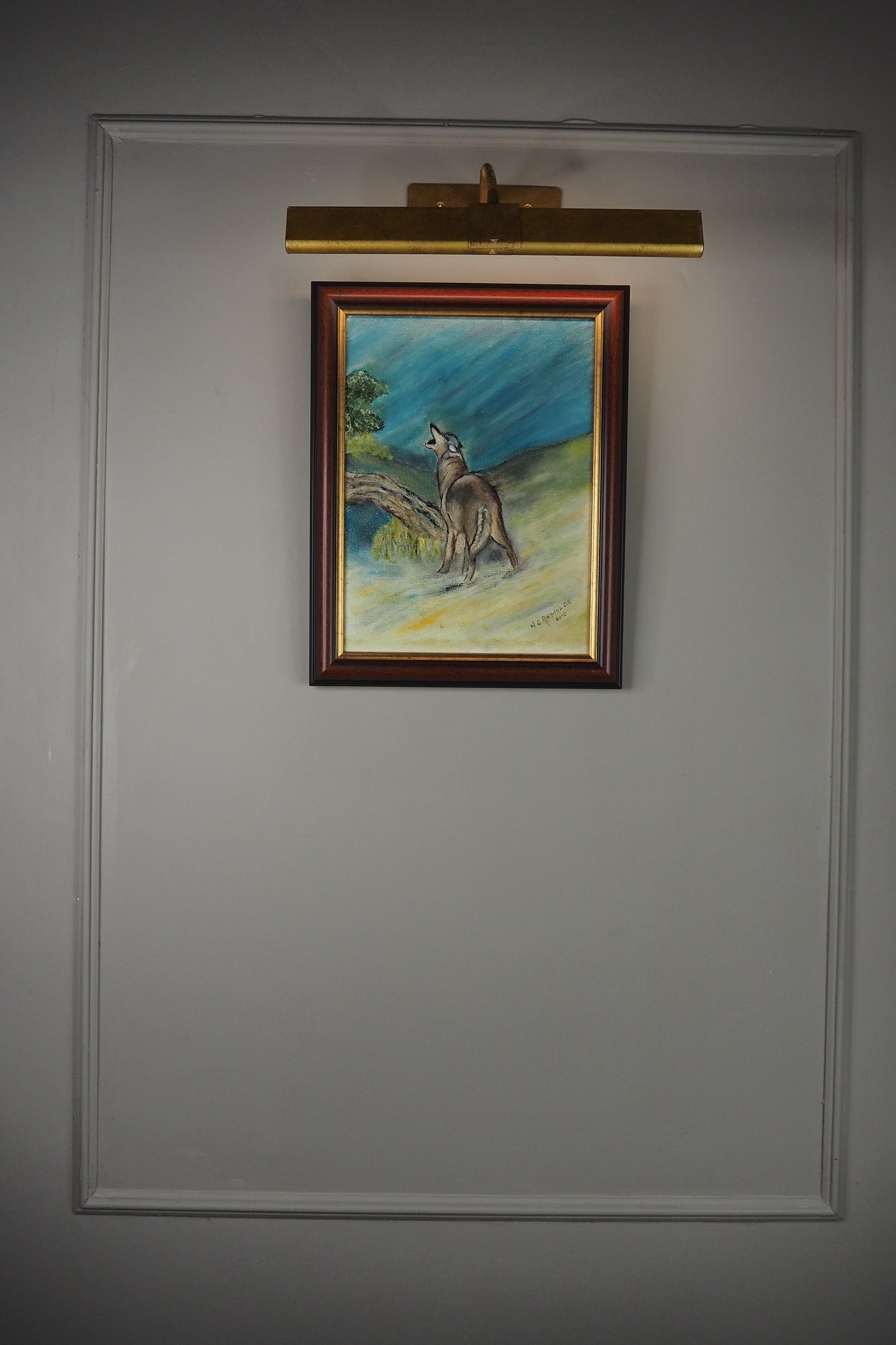 Howl of the Wild - Original Oil painting by N.G. Reynolds