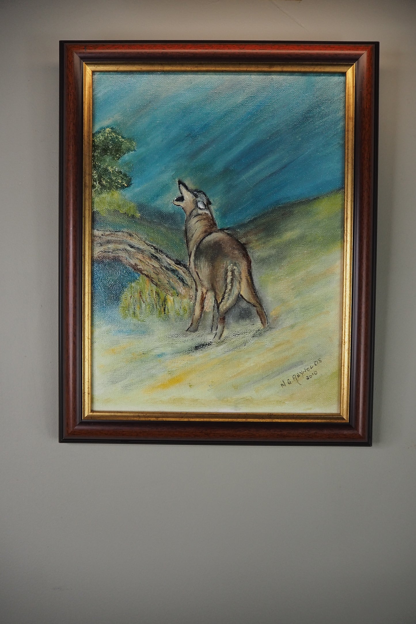 Howl of the Wild - Original Oil painting by N.G. Reynolds