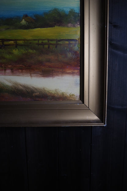 Antique Oil Painting – Signed G.J. (c. 1930–1940) 69 x 49 cm