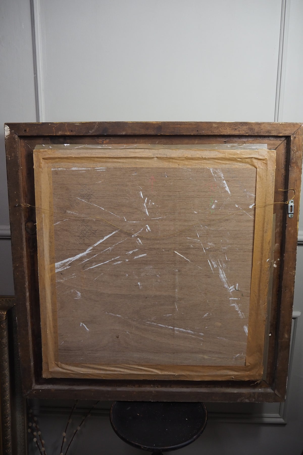 Large Vintage Oil Painting After Paul Cézanne - Impressionist Landscape