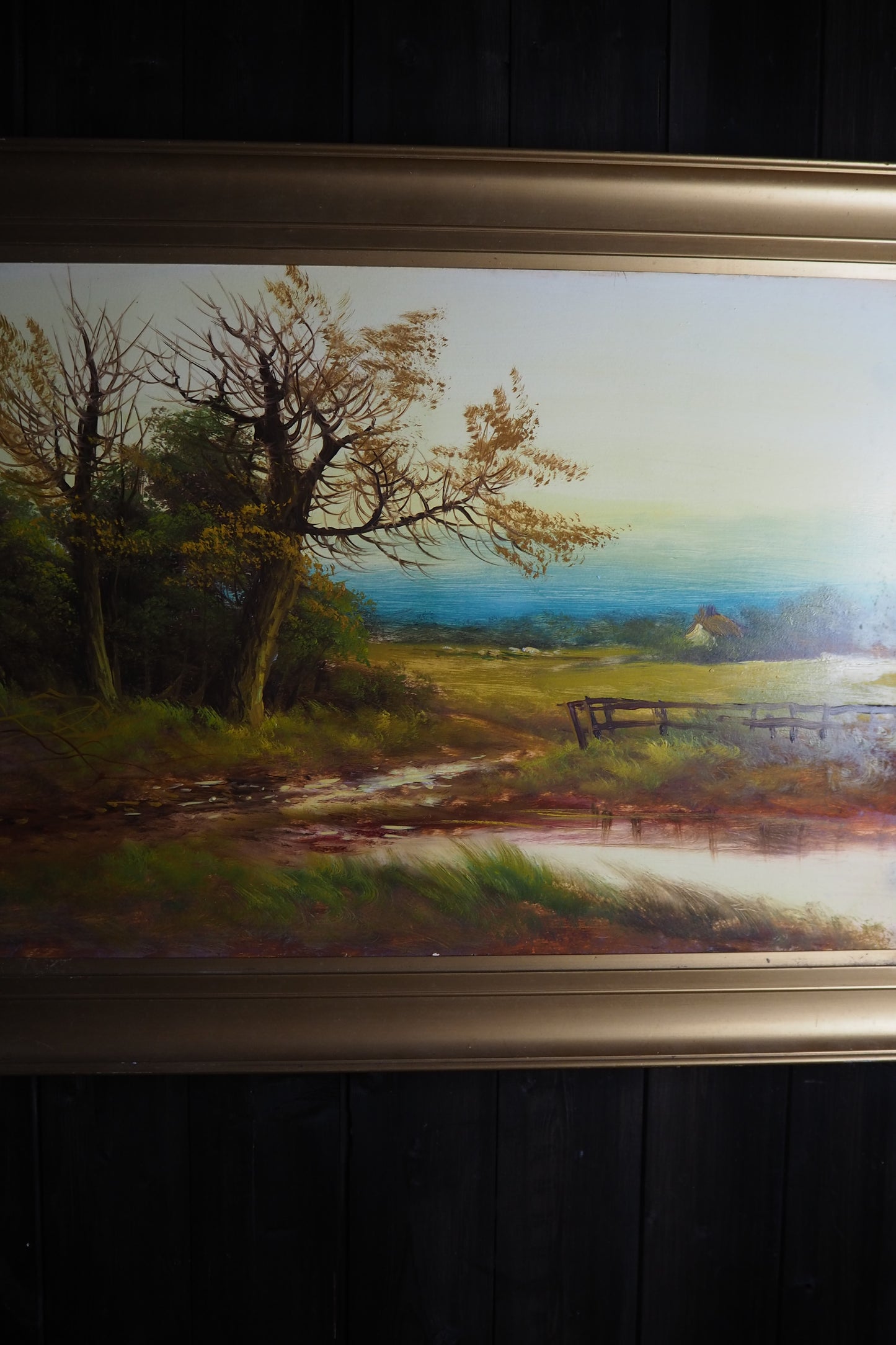 Antique Oil Painting – Signed G.J. (c. 1930–1940) 69 x 49 cm