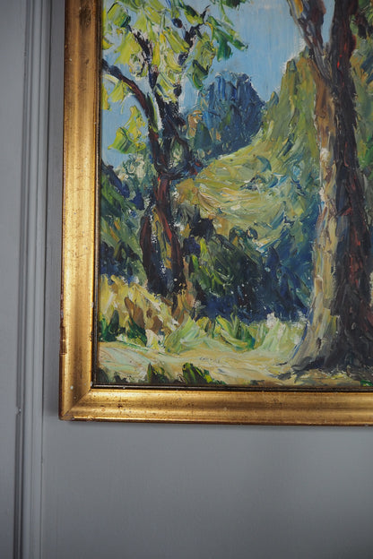 Mid Century Oil Painting by Cuthbert Bardsley | British Impressionist  Fine Art