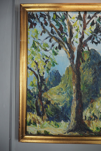 Mid Century Oil Painting by Cuthbert Bardsley | British Impressionist  Fine Art