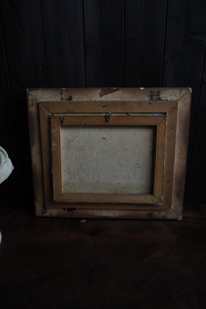 Vintage 1970s Landscape Oil Paintings – Pair in Ornate Gold Frames