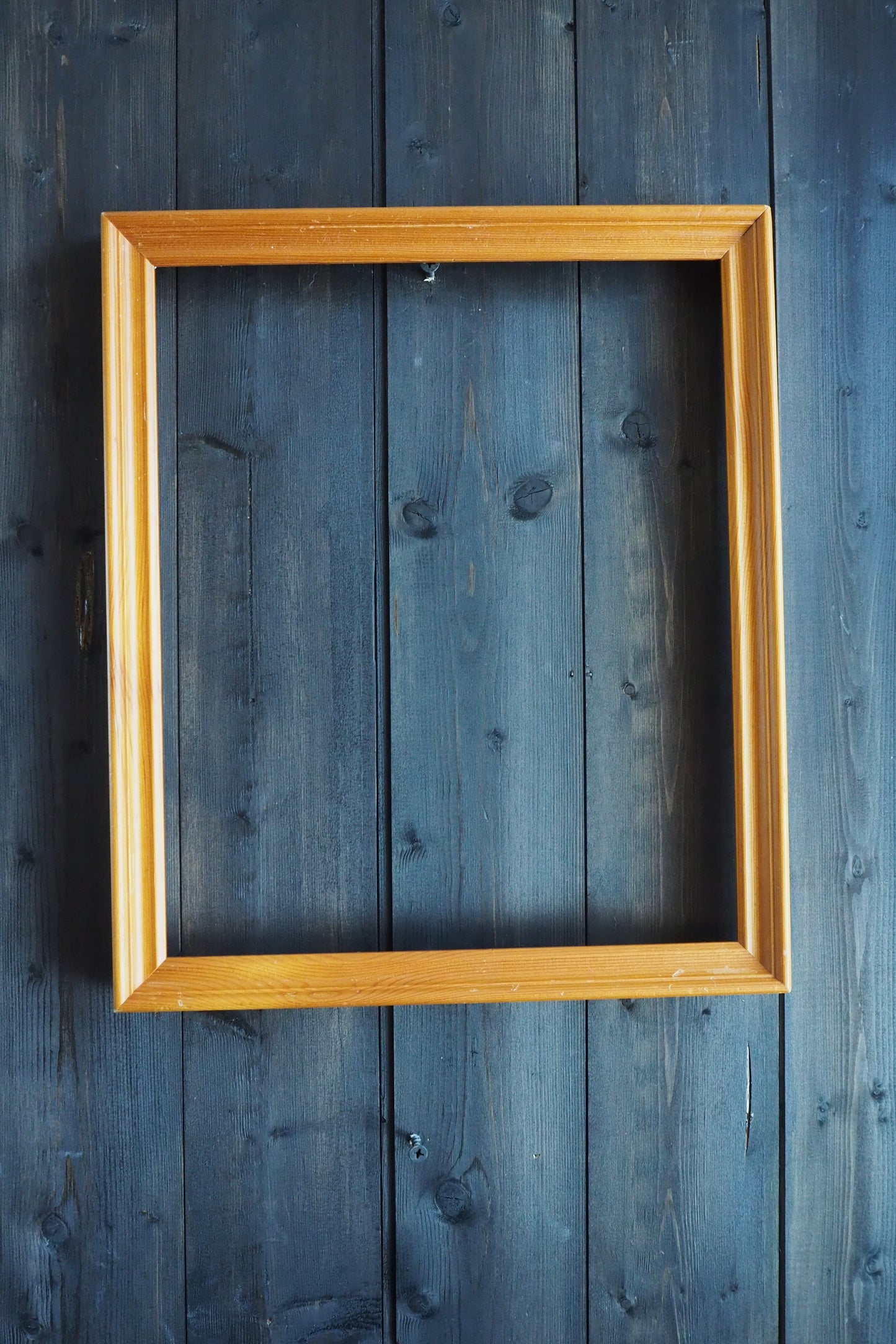 Vintage Mix of Wooden Frame Collection– Job lot ( 5 )- Rustic Wall Set