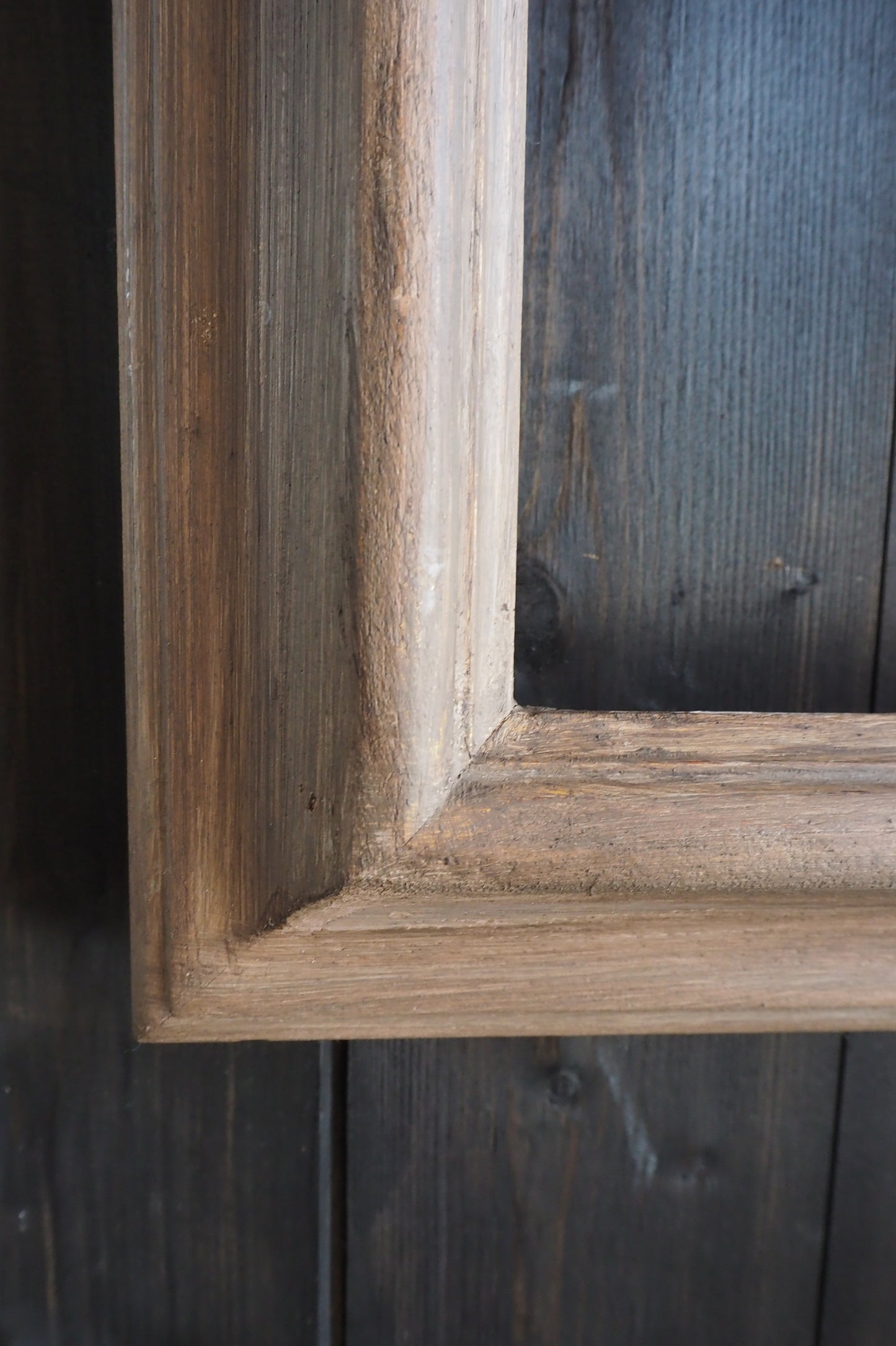 Vintage Mix of Wooden Frame Collection– Job lot ( 5 )- Rustic Wall Set