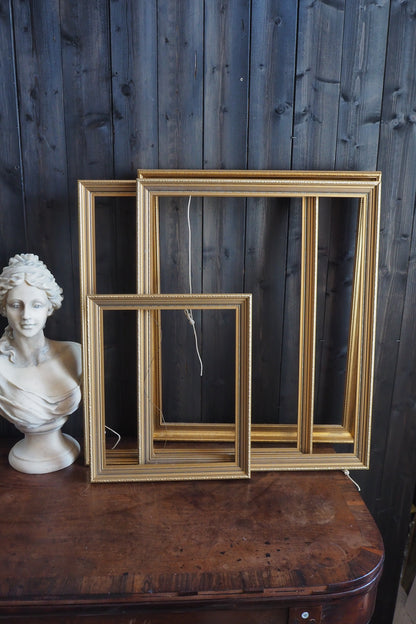 Vintage Mix of Gold Frame Collection– Job lot ( 4 )- Elegant Wall Set
