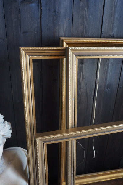Vintage Mix of Gold Frame Collection– Job lot ( 4 )- Elegant Wall Set