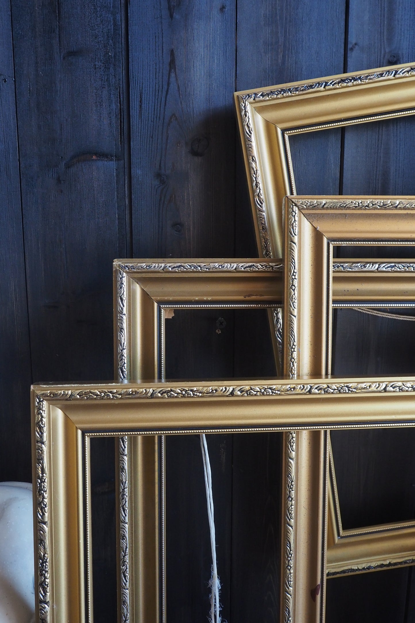 Vintage Mix of Gold Matching Frame Collection– Job lot ( 4 )- Elegant Wall Set