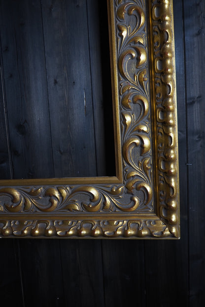 The Fontainebleau - Vintage Heavy Solid Wood Ornate Gold Frame