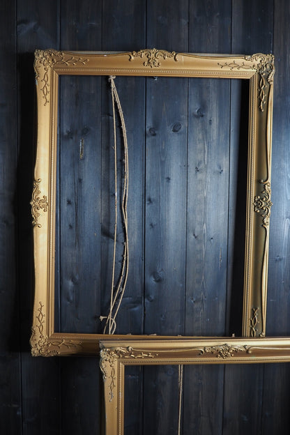 The English Manor - Ornate Gold Frame Pair, French Louis Style
