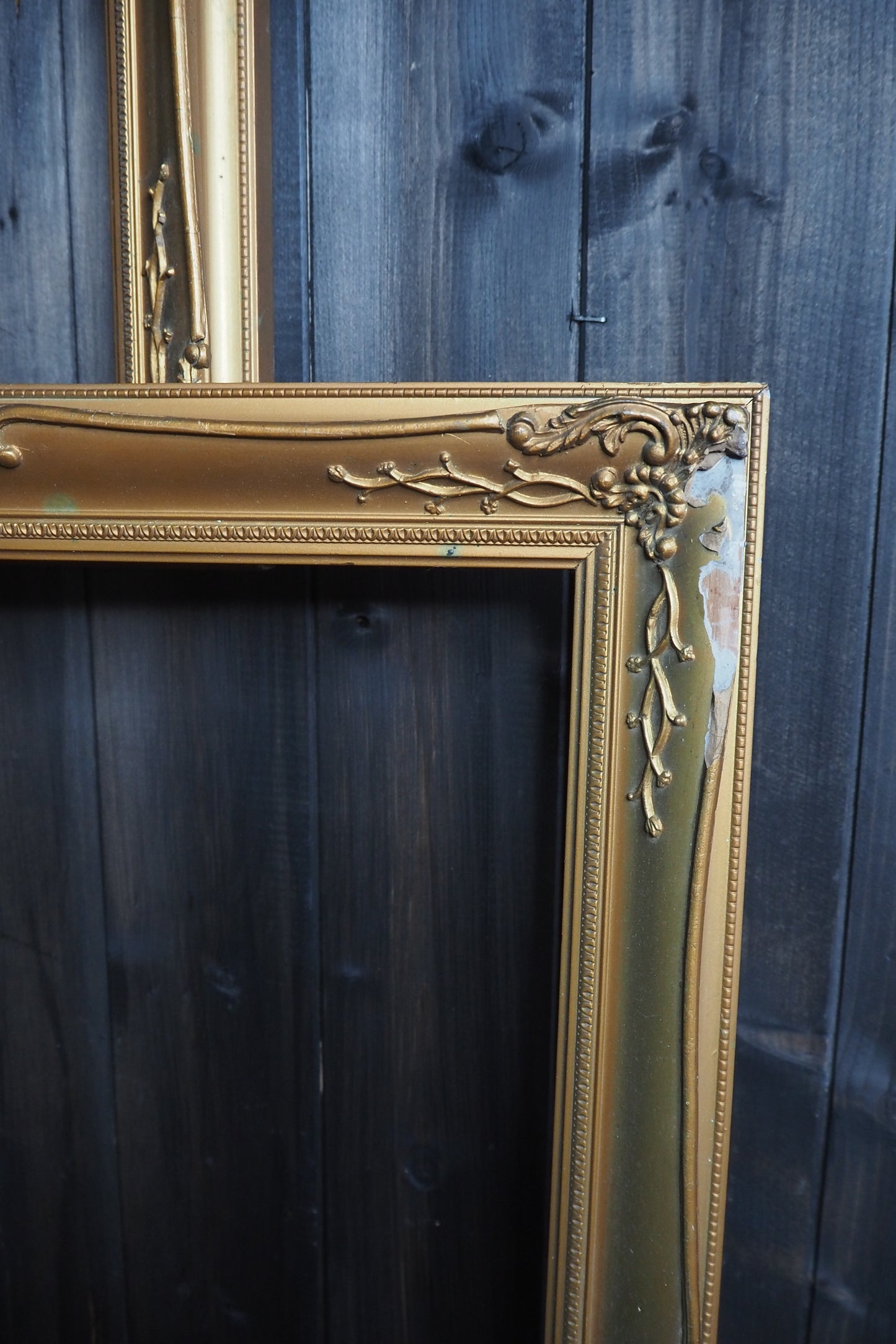 The English Manor - Ornate Gold Frame Pair, French Louis Style