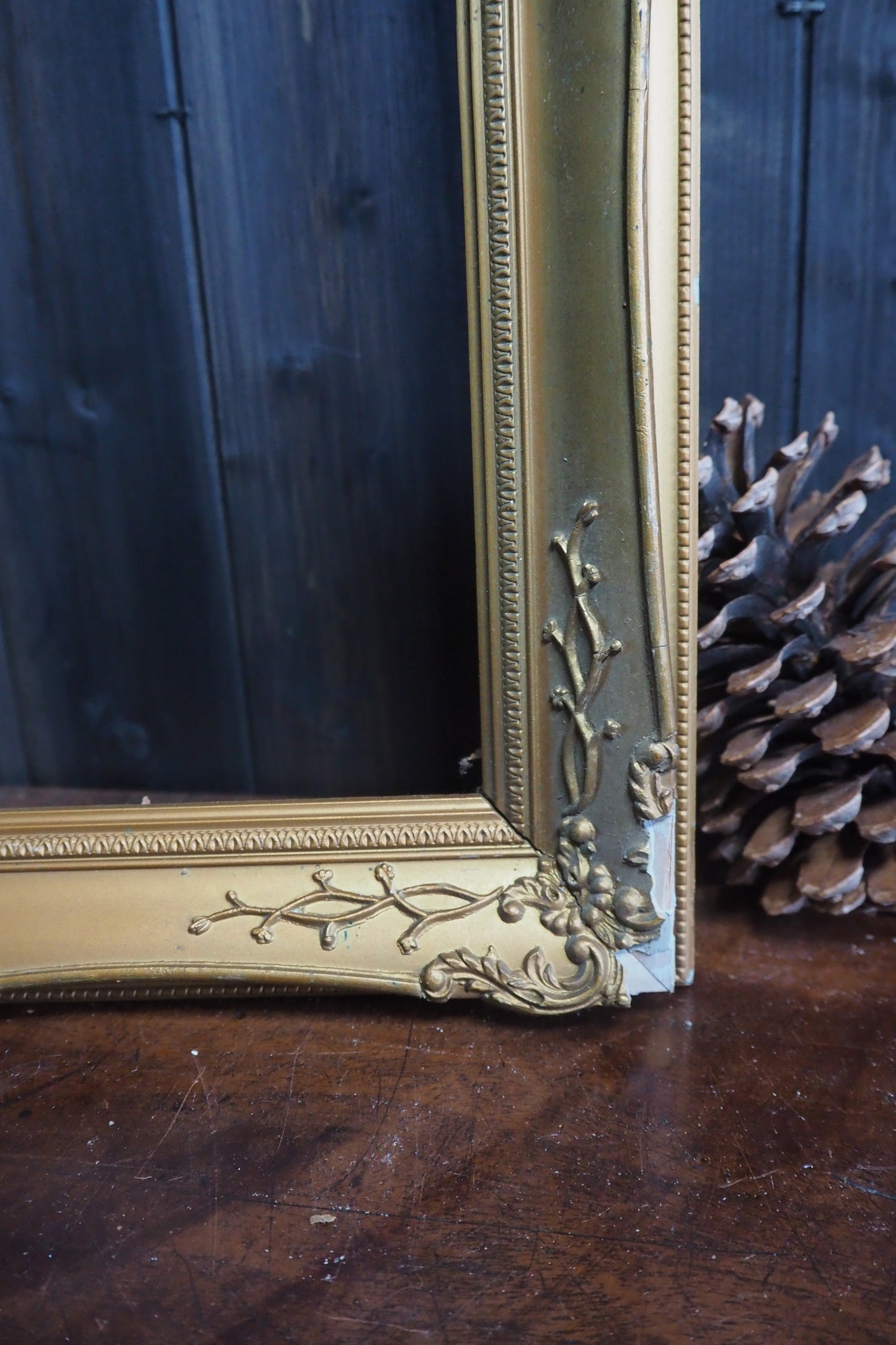 The English Manor - Ornate Gold Frame Pair, French Louis Style