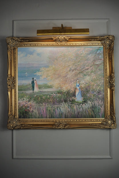 Howard Kimble (American, 1907–1973) – Original Romantic Oil Painting