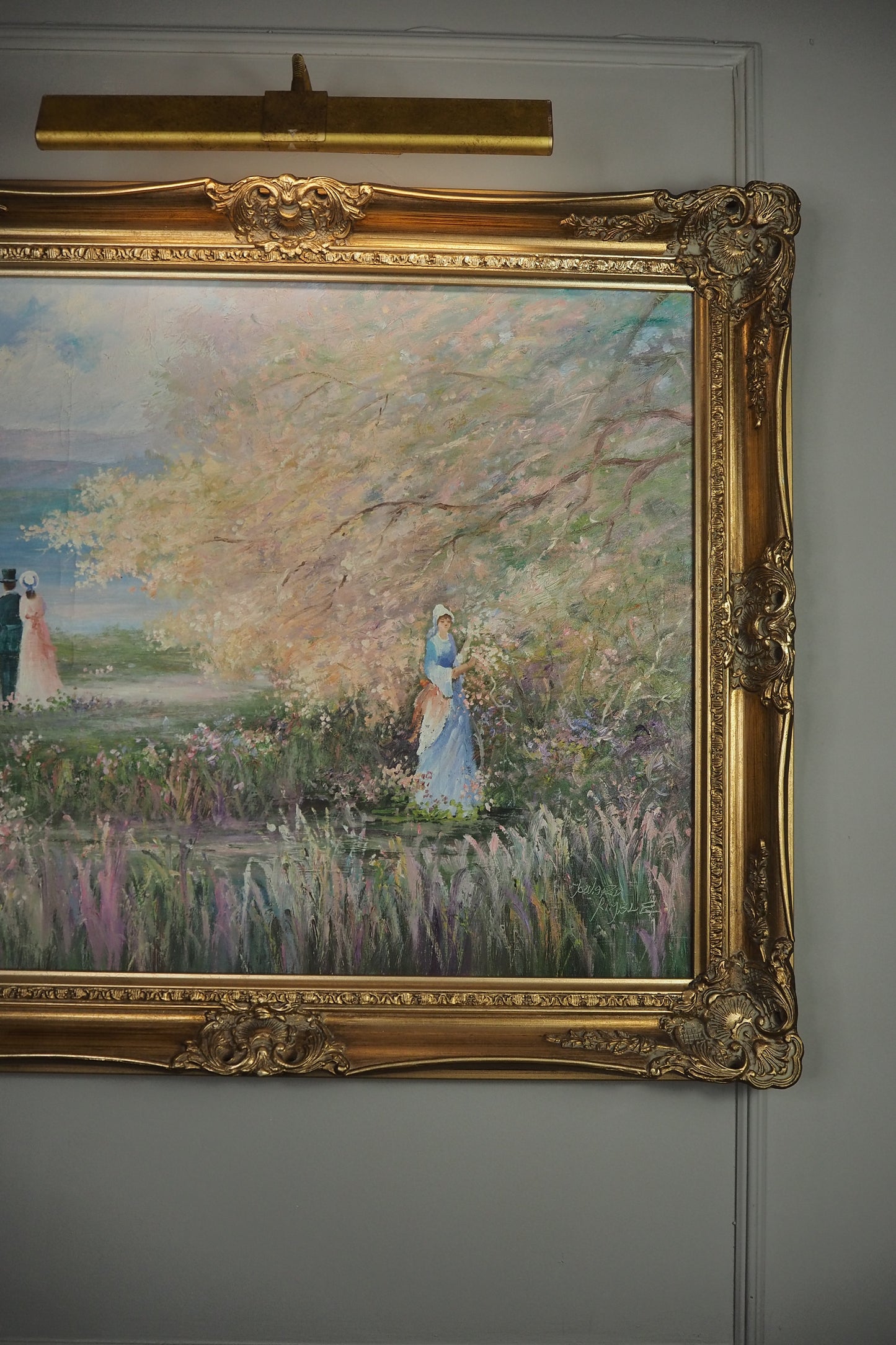 Howard Kimble (American, 1907–1973) – Original Romantic Oil Painting