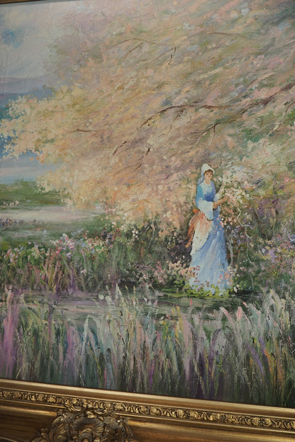 Howard Kimble (American, 1907–1973) – Original Romantic Oil Painting