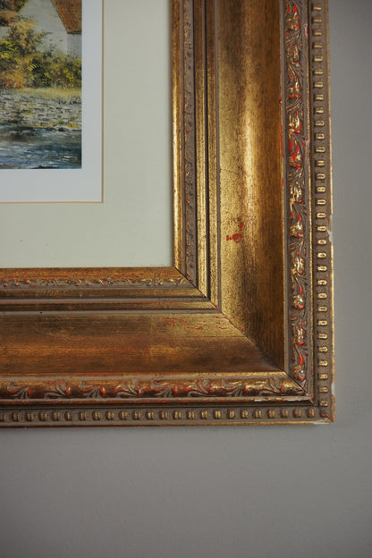 Bob Robert Richardson Signed Limited edition Print – “Across The Rye, Helmsley