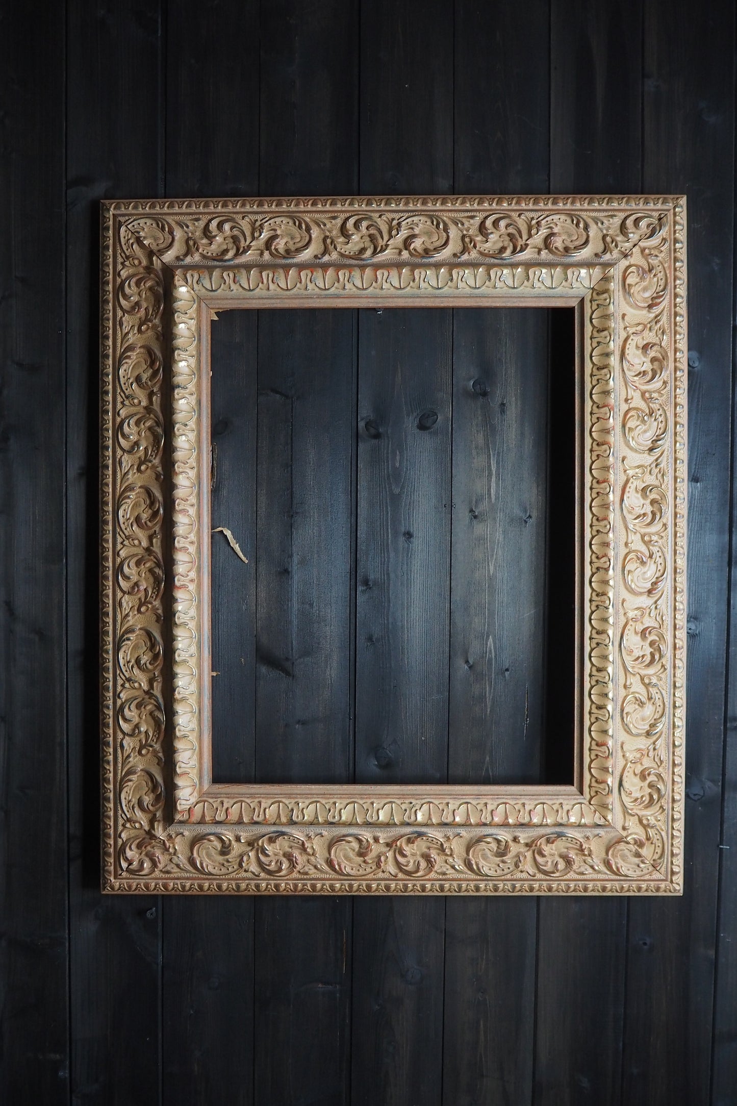 The Colmar -Vintage Light Pink & Beige Dusted French Chic-Style Ornate Frame