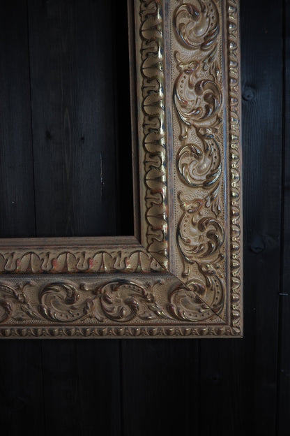 The Colmar -Vintage Light Pink & Beige Dusted French Chic-Style Ornate Frame