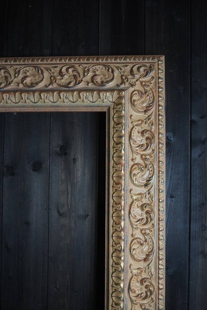 The Colmar -Vintage Light Pink & Beige Dusted French Chic-Style Ornate Frame