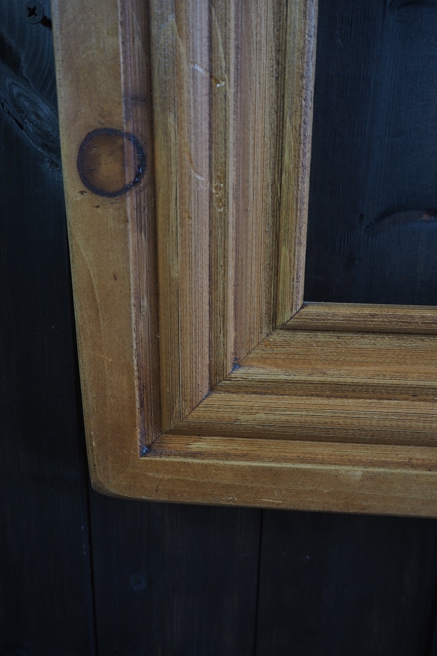 The Woodland -Vintage Rustic Original Pine Wood Frame Pair