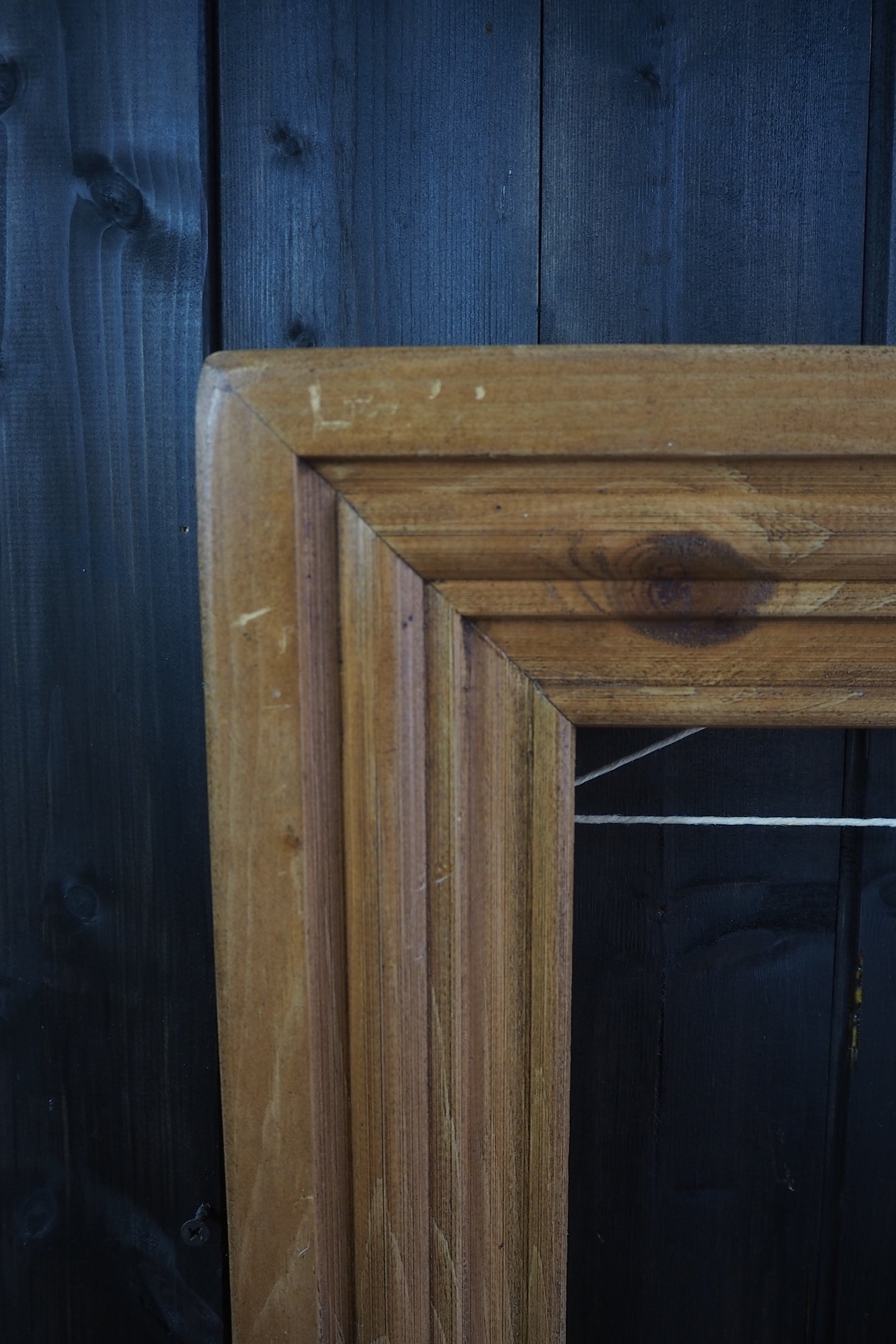 The Woodland -Vintage Rustic Original Pine Wood Frame Pair