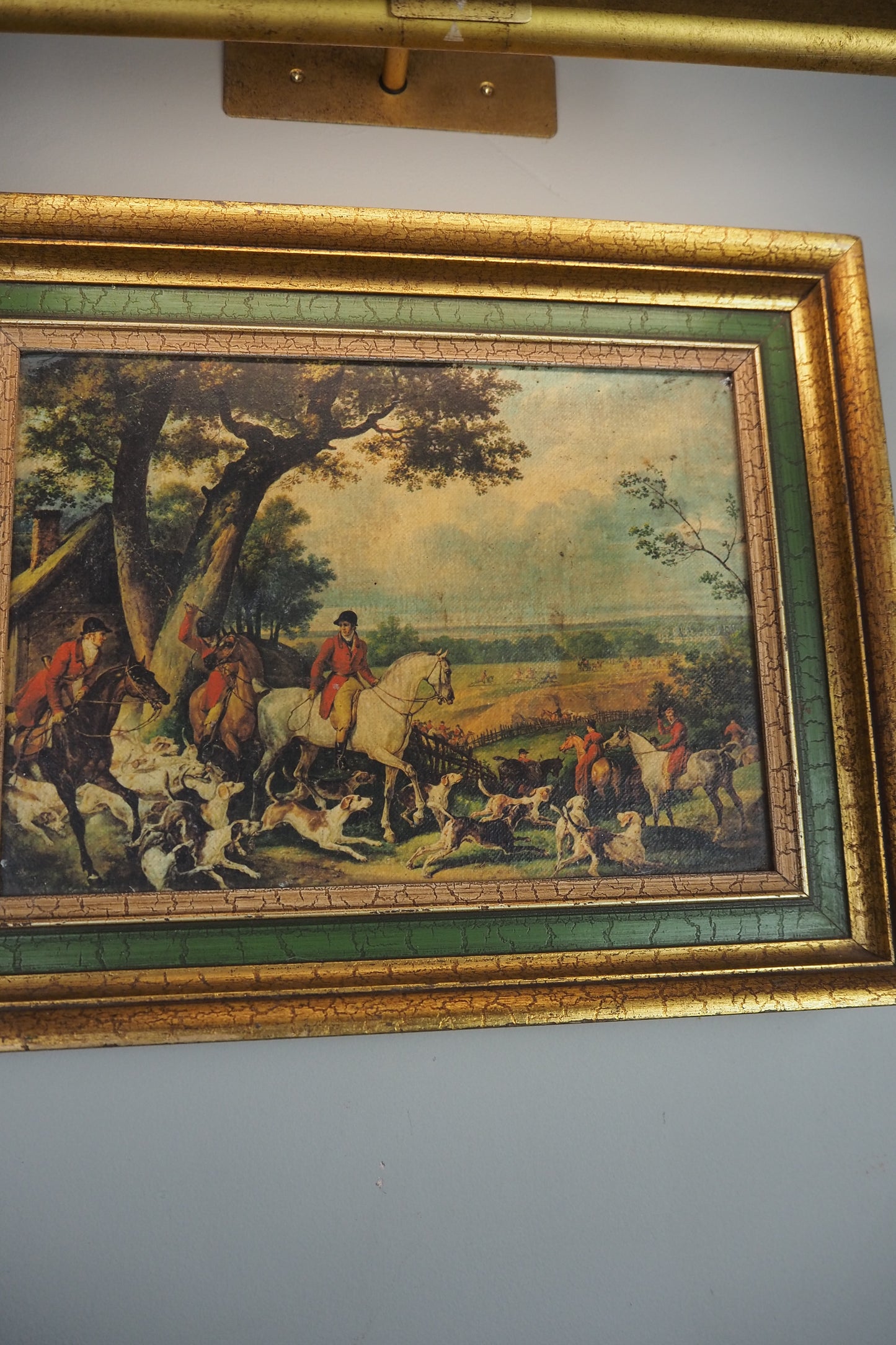 Vintage Vernet Fox Hunting Scene Canvas Print – Editions Braun Louvre