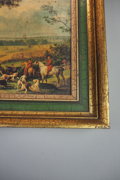 Vintage Vernet Fox Hunting Scene Canvas Print – Editions Braun Louvre