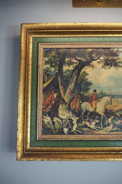 Vintage Vernet Fox Hunting Scene Canvas Print – Editions Braun Louvre